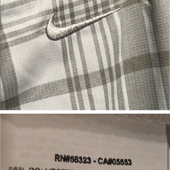 Nike Golf dri fit plaid performance athletic golfing preppy trouser pant size 8 - Picture 10 of 13